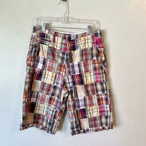 American‎ Eagle Y2K Plaid Patchwork Print Shorts Men’s size 30